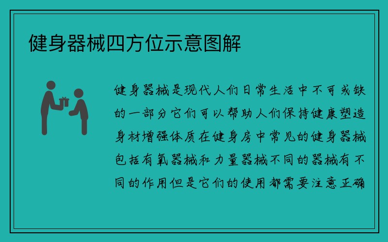 健身器械四方位示意图解